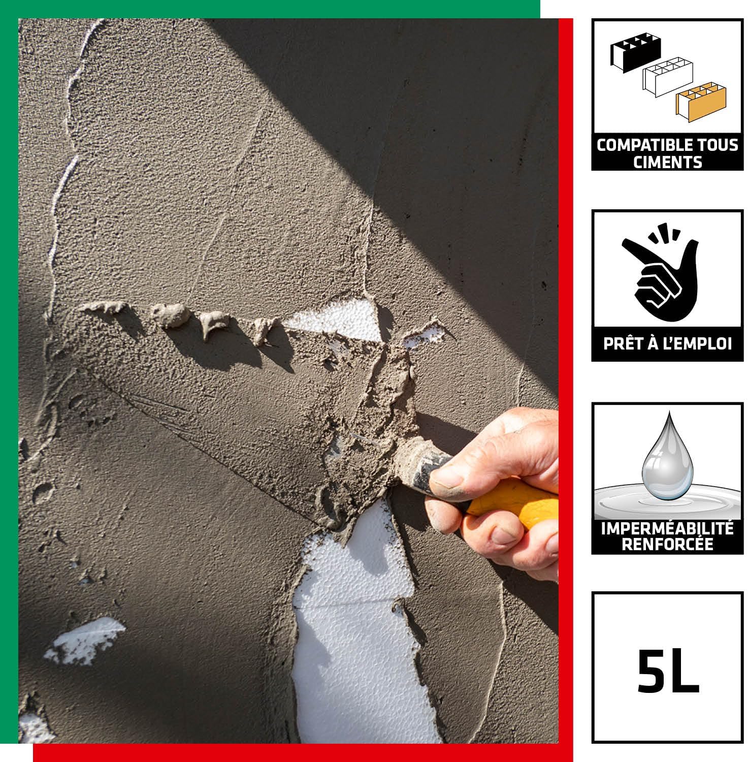 Thumbnail 1 de Parexlanko 751 Lanko Latex - Résine d’accrochage (5L) pour mortiers et bétons