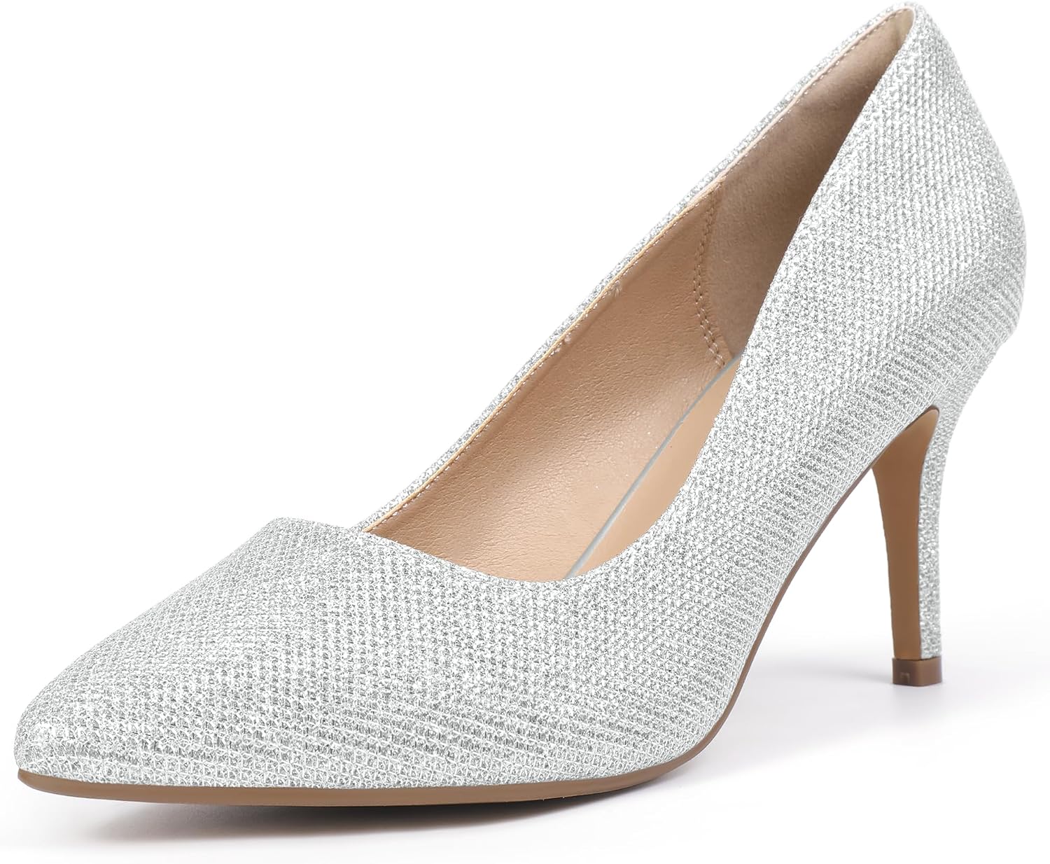 Thumbnail 6 de IDIFU Women's Pointed-Toe Stiletto Pumps, 3-Inch Heel, Slip-On