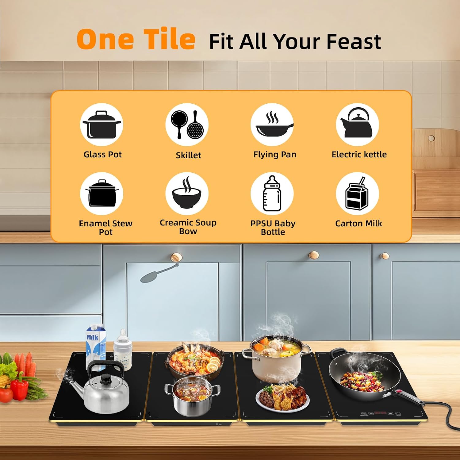 Thumbnail 5 de Electric Warming Tray, 33 x 15 Inch