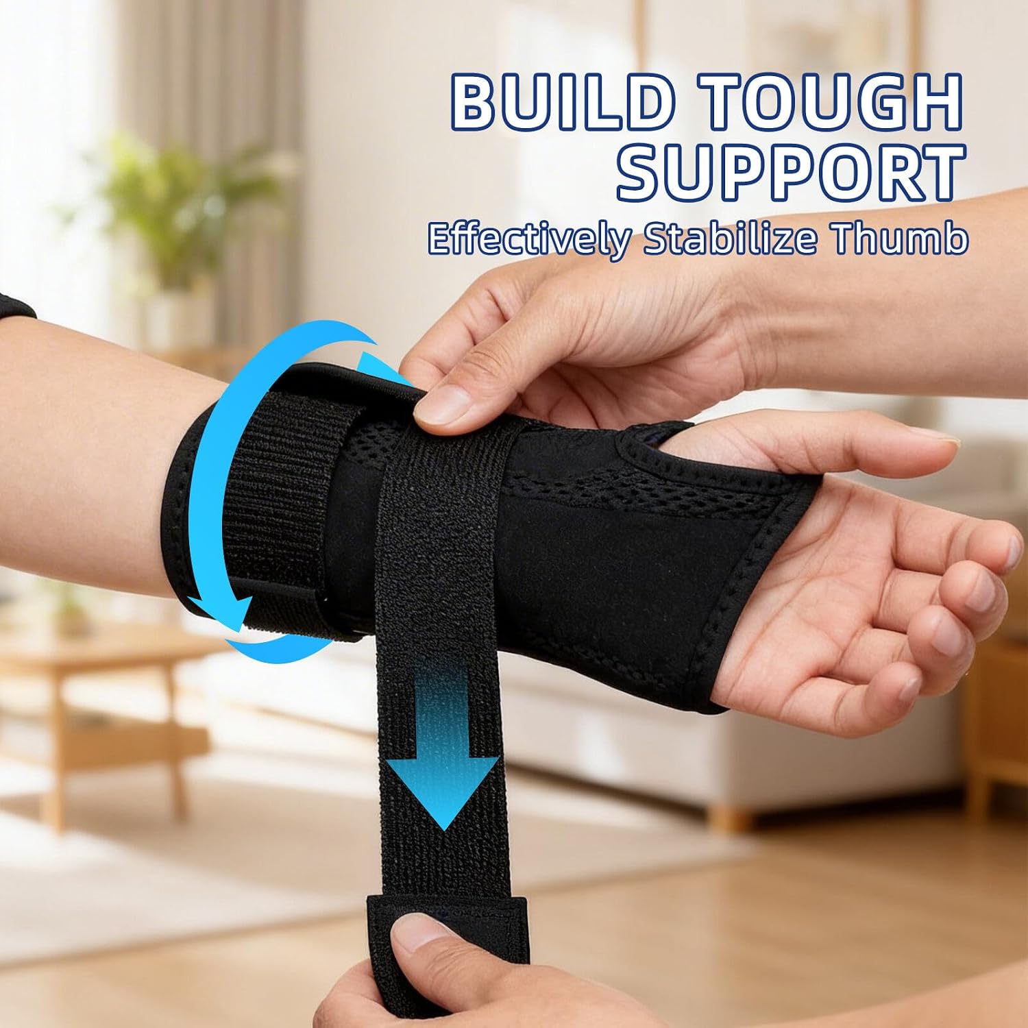 Thumbnail 4 de Bagtopia Wrist Brace, Left-Hand S/M Nylon Support with Adjustable Straps