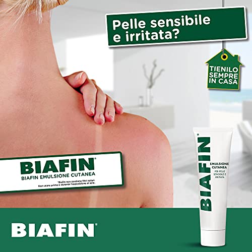 Detalle 2 de Biafin Emulsione Cutanea Idratante Lenitiva: crema 100 ml per pelle sensibile e irritata