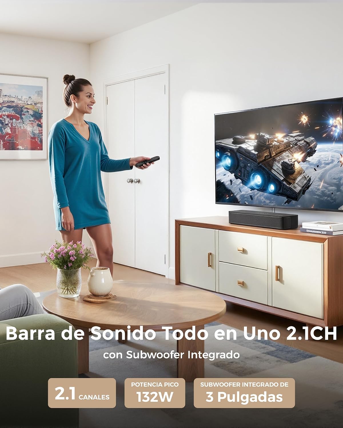 Detalle 2 de Ultimea Poseidon M20 Pro barra de sonido 2.1