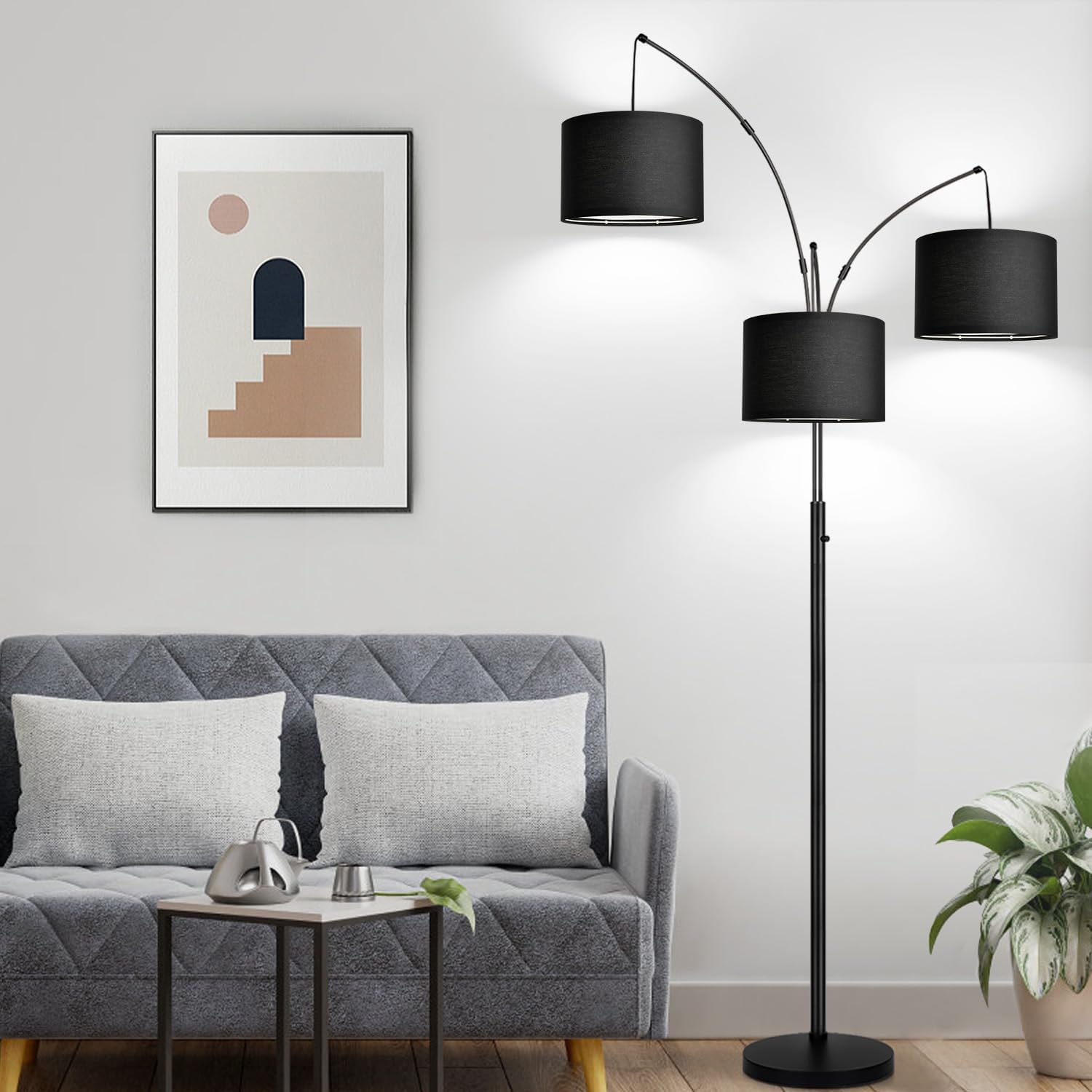 Thumbnail 5 de Arc Floor Lamp, 3 Lights