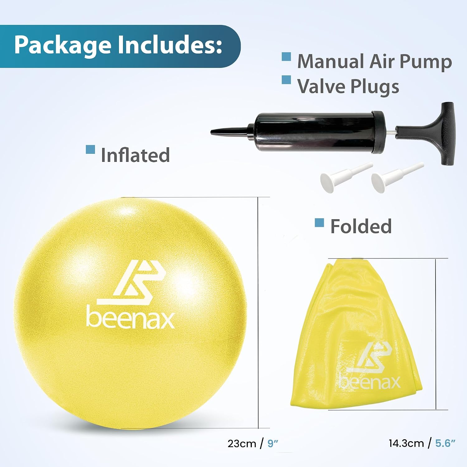 Detalle 2 de Beenax 23cm Soft Pilates Ball