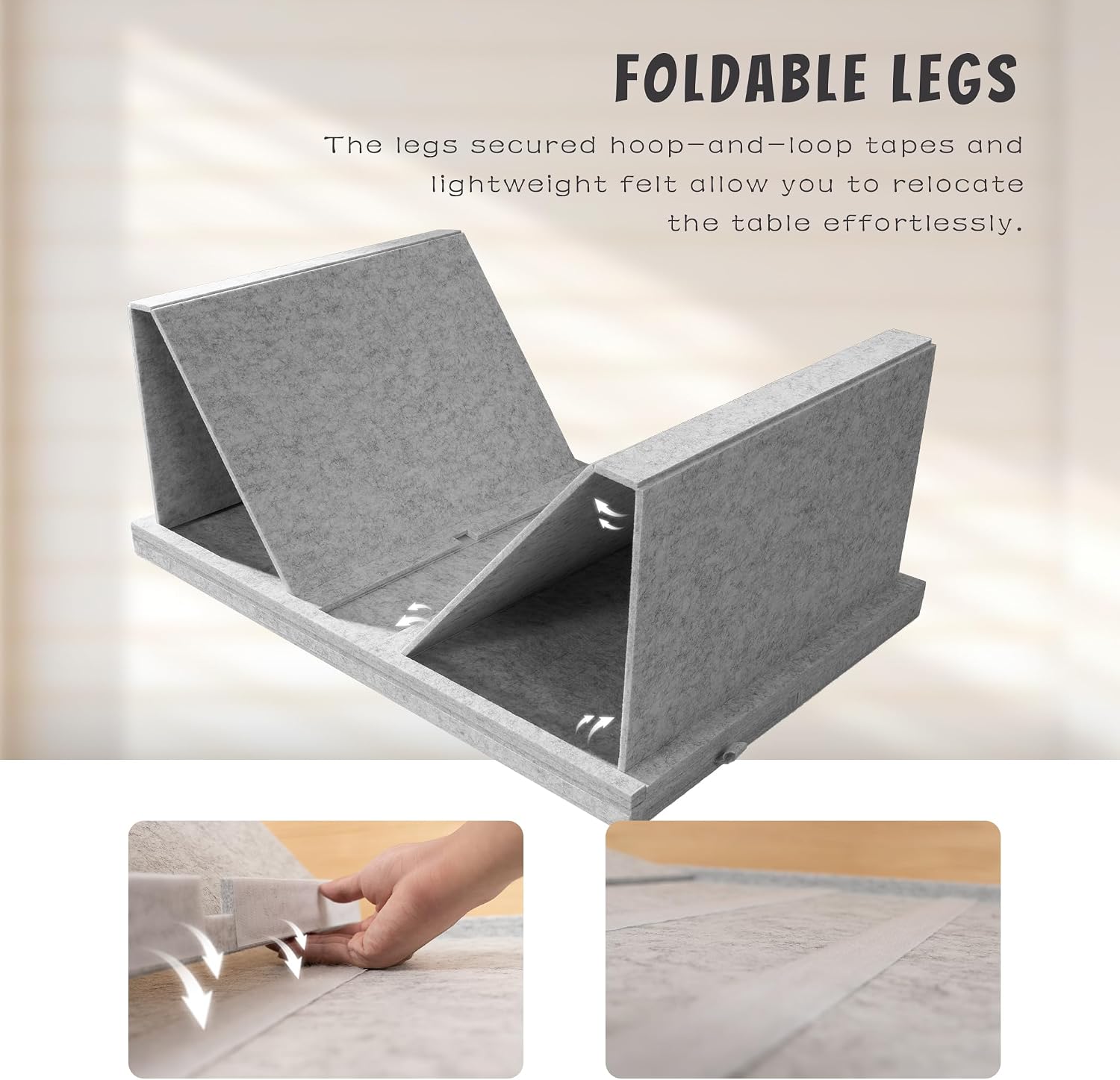 Detalle 2 de Tektalk felt jigsaw puzzle board