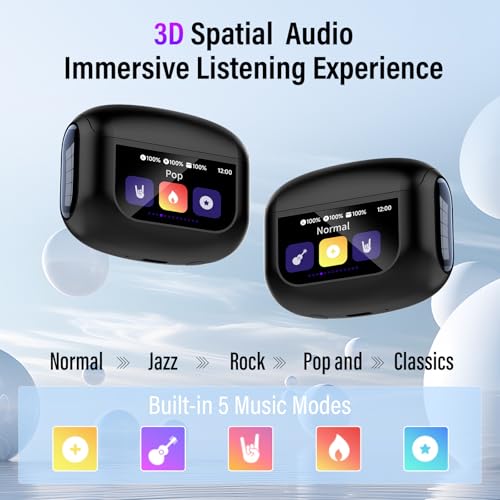 Thumbnail 6 de Thunelec Auriculares Inalámbricos con Pantalla Táctil, ANC+ENC, Bluetooth 5.4 y IP7
