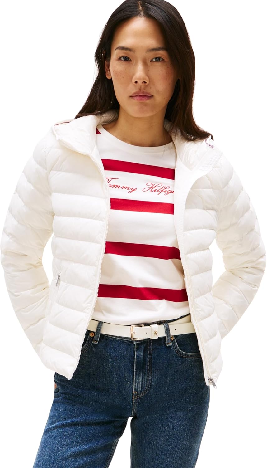 Detalle 1 de Tommy Hilfiger piumino con cappuccio donna 46788
