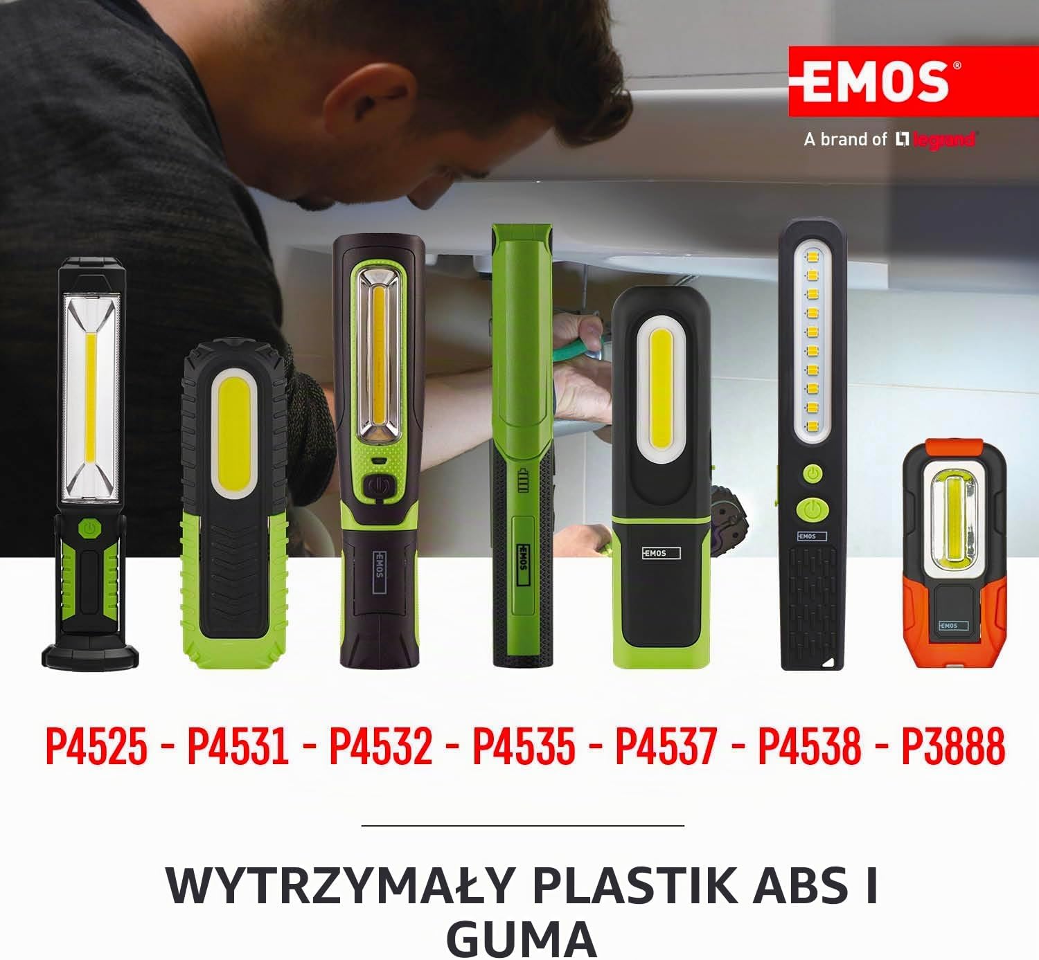 Thumbnail 6 de EMOS P4535 rozkładana lampa robocza LED 670 lm z powerbankiem i 3 trybami