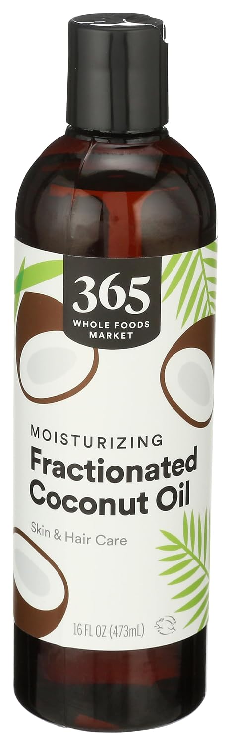 Detalle de 365 by Whole Foods Market Moisturizing Fractionated Coconut Oil (16 Fl Oz) for Skin & Hair
