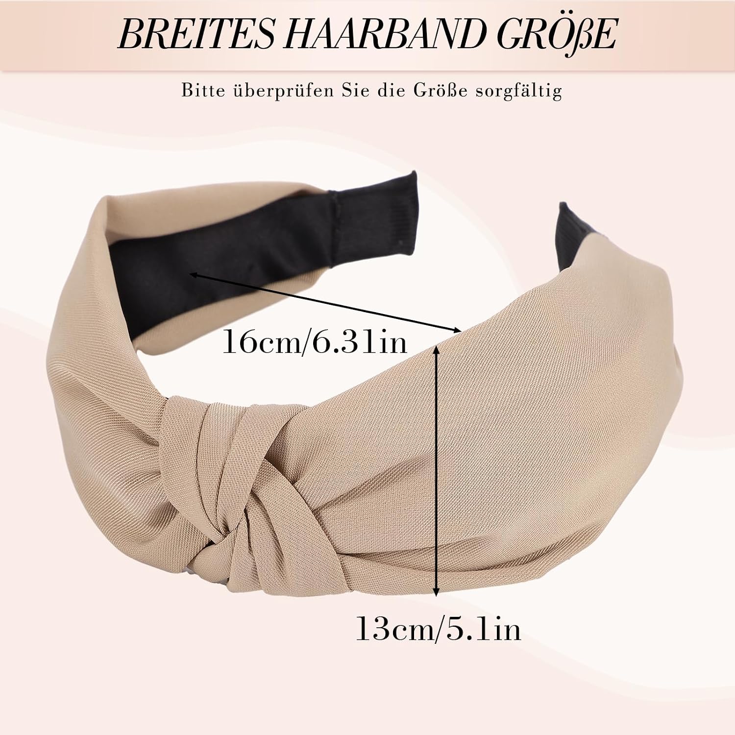 Detalle 2 de 6 Stück Haarreifen Set Leopardenmuster 18 cm 🎀