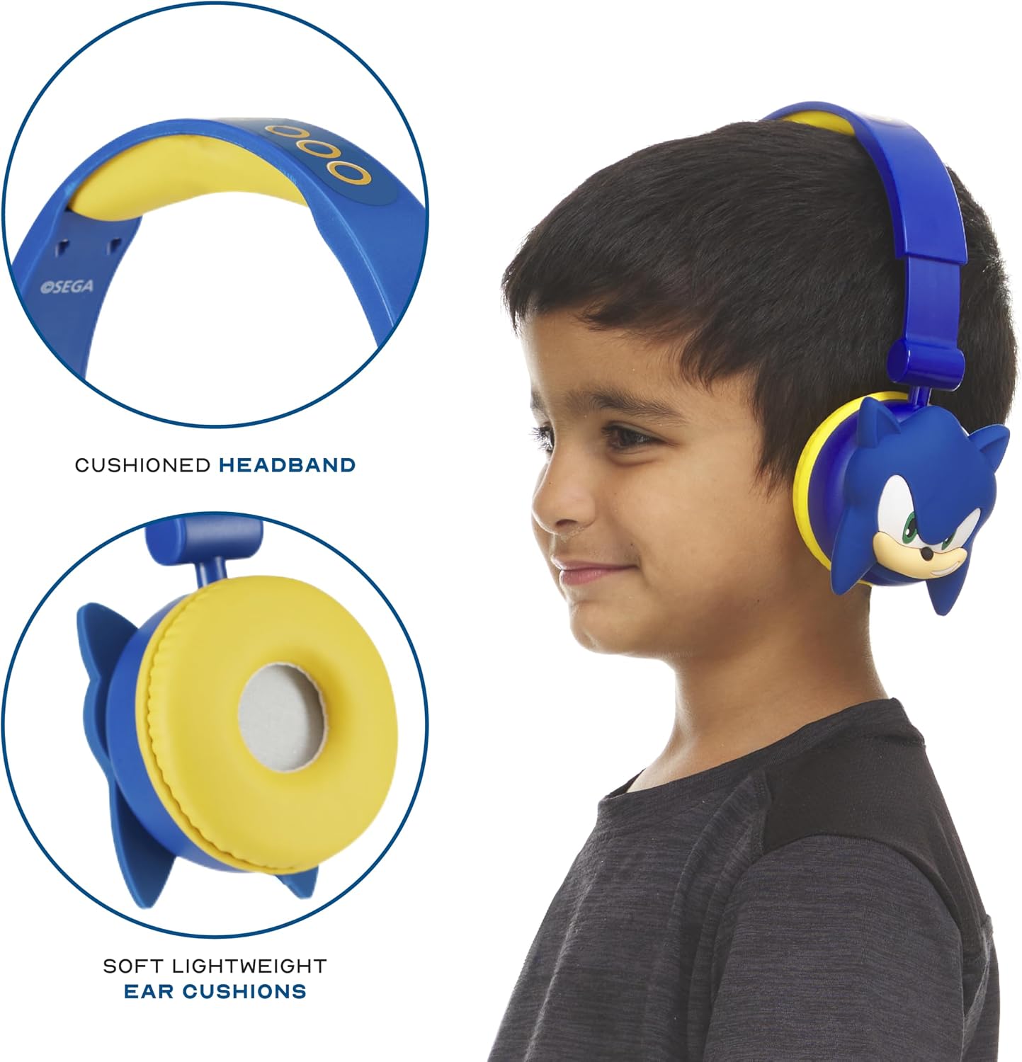 Thumbnail 3 de Sonic The Hedgehog Kids Headphones