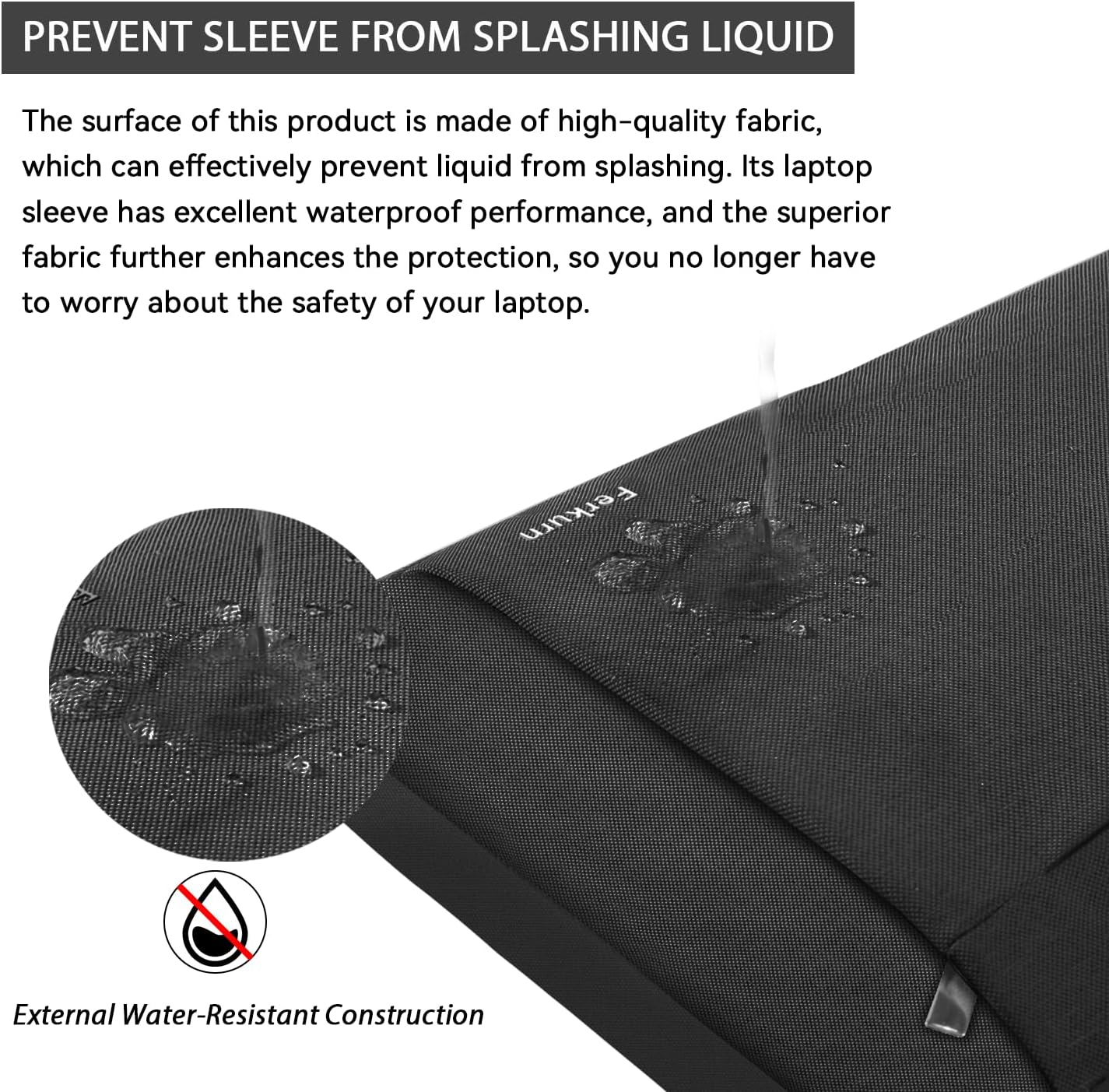 Thumbnail 4 de Ferkurn Laptop Bag 17.3 inch slim briefcase 💼