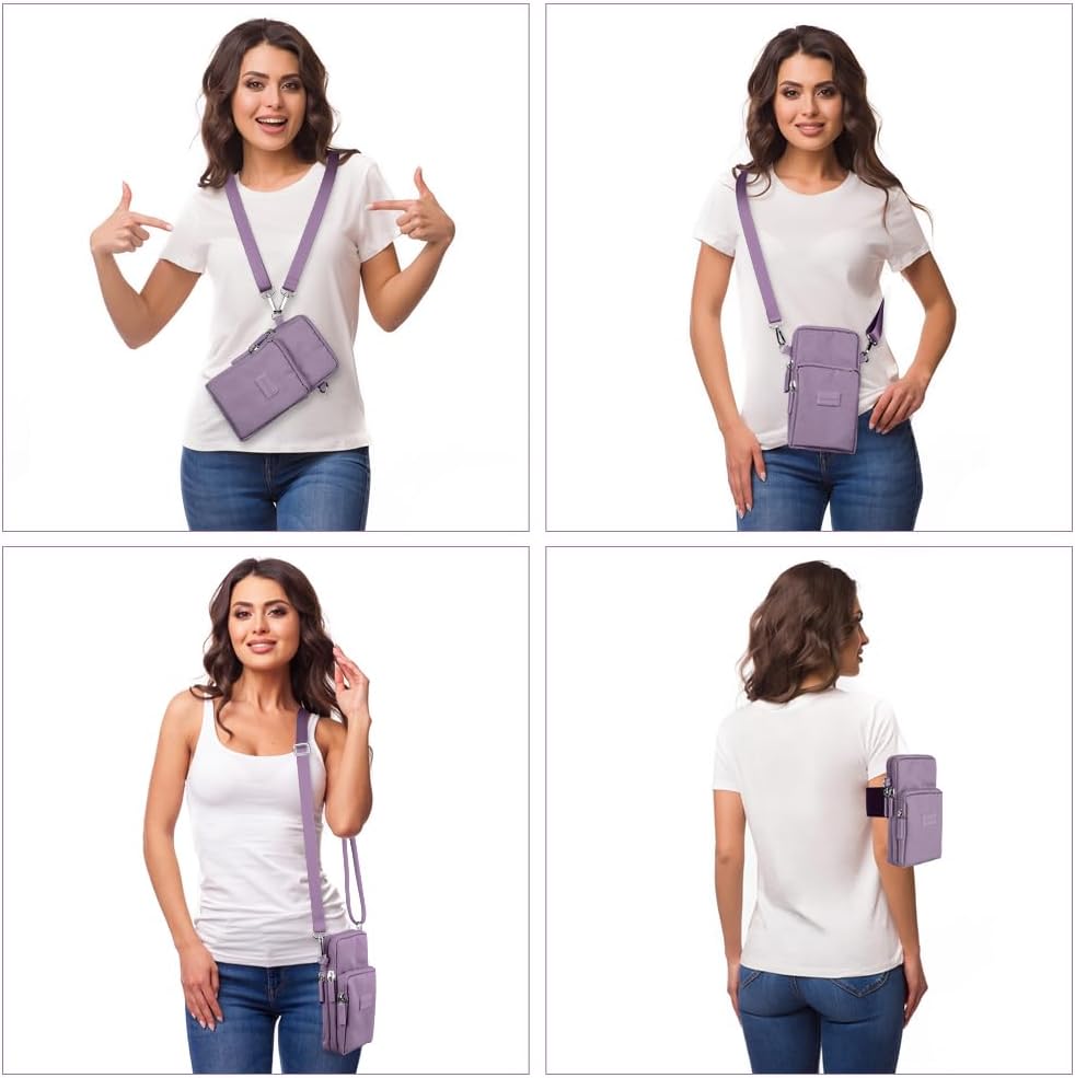 Detalle 2 de Aucuu Handytasche zum Umhängen Damen