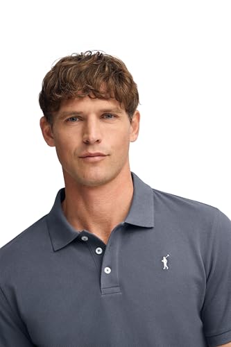 Thumbnail 1 de Polo Club Polo Manica Corta Uomo Denim Blu Regular Fit in Cotone 100%
