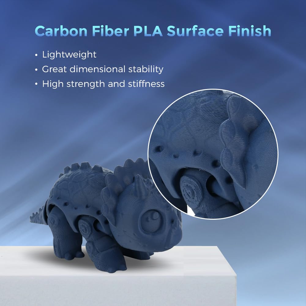 Thumbnail 3 de FLASHFORGE Filamento PLA de fibra de carbono 1.75mm, 1kg 🧱
