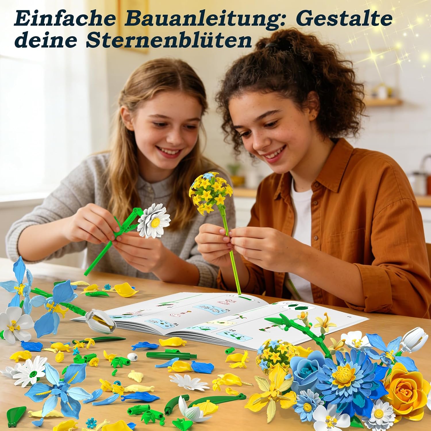 Thumbnail 6 de Flowers Building Sternenblüten Bauset 549 Teile