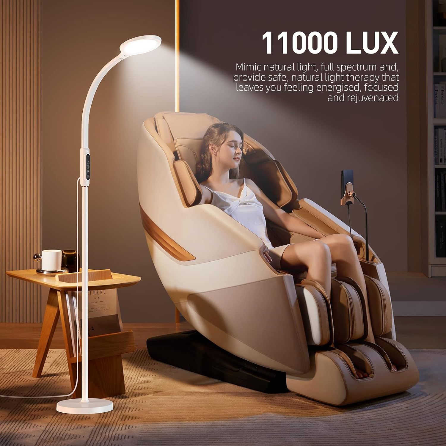 Detalle 2 de FBBJFF 11000 Lux Light Therapy Lamp ⚡