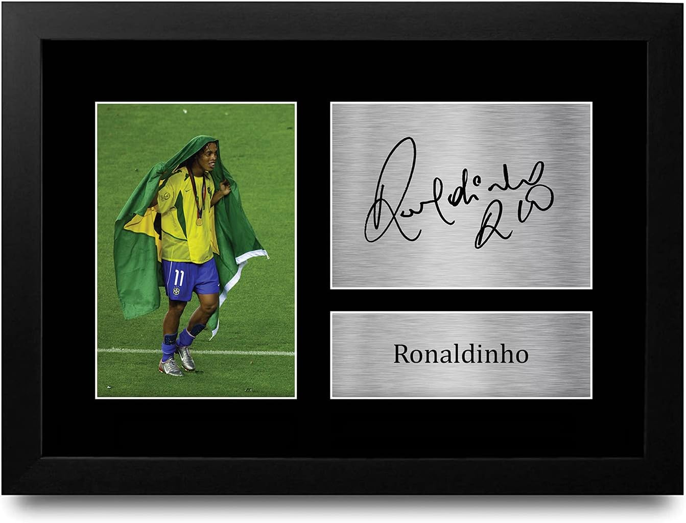 Thumbnail 5 de Ronaldinho Signed Autograph Printed Photo – A4 Portrait