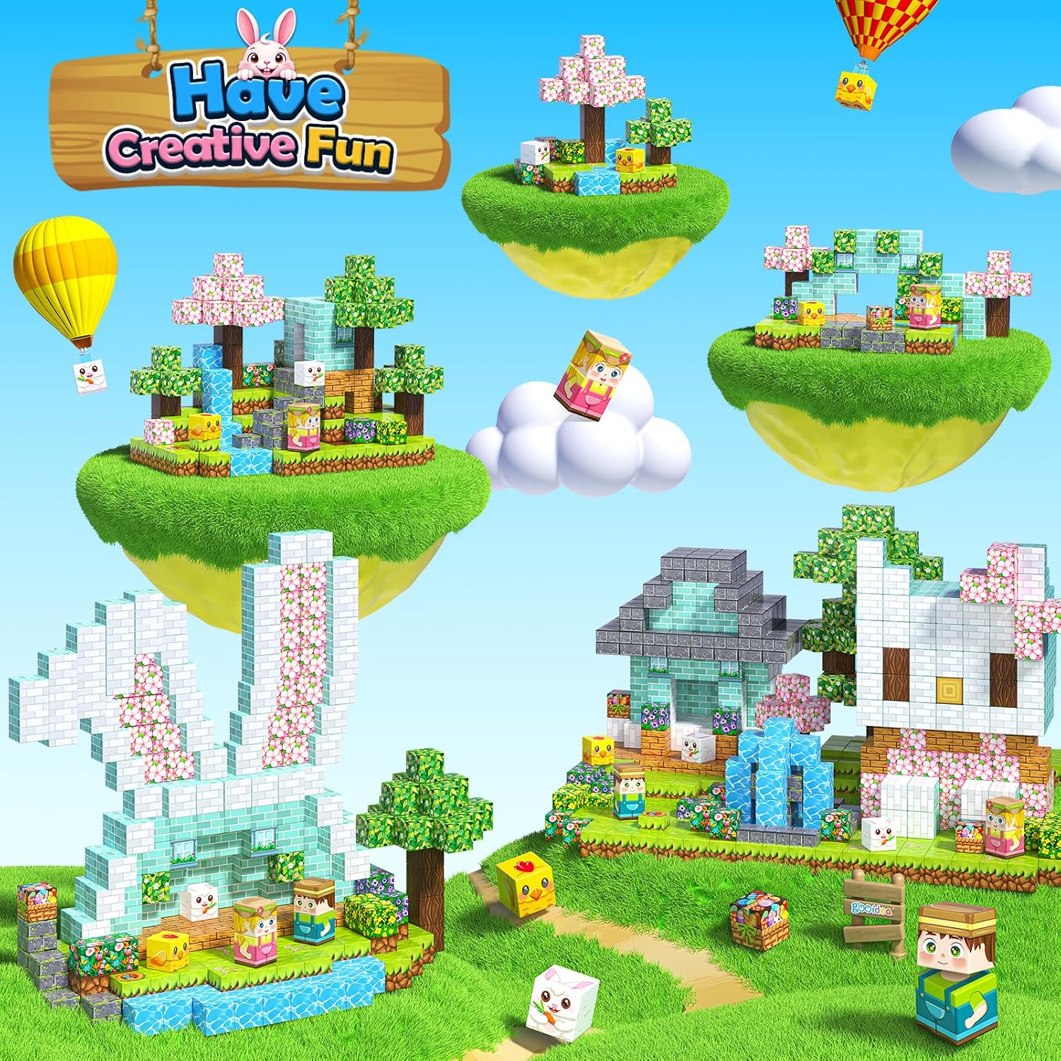 Thumbnail 3 de Magworld 108PCS Magnetic Building Blocks 1 in