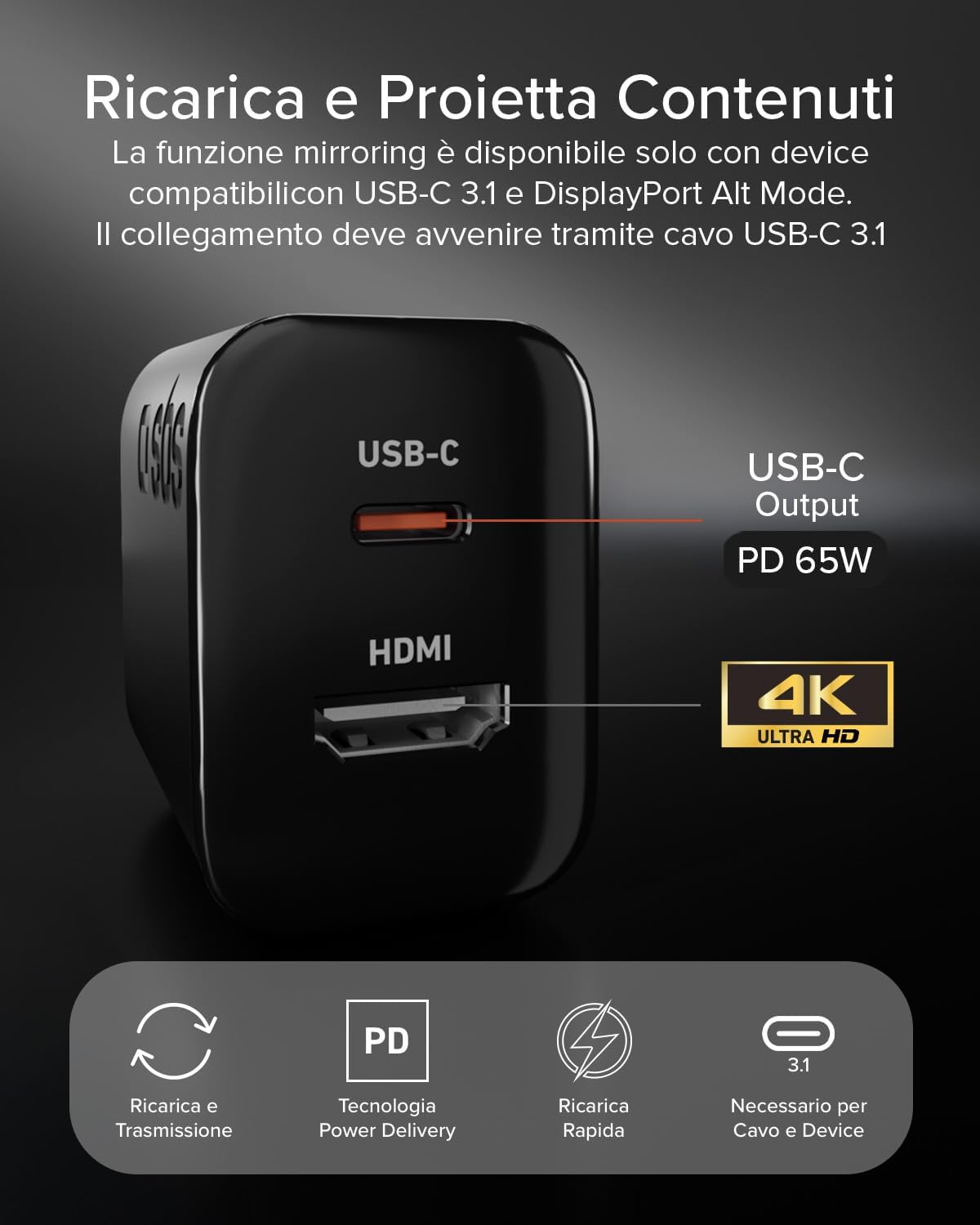 Thumbnail 3 de SBS HDMI Docking Station 65W USB-C