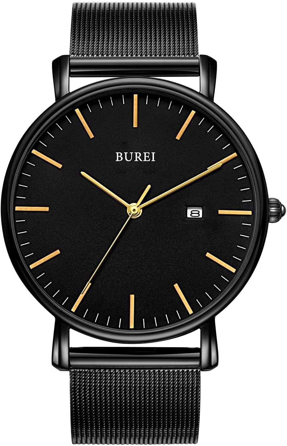 Detalle de BUREI Montre Homme Minimaliste Classy Date 3ATM