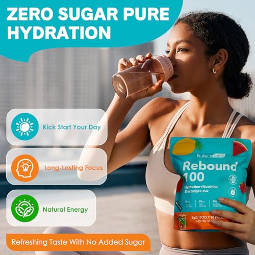 Thumbnail 8 de RKPROUC 30 PCS Electrolyte Powder Packets — Sugar-Free Hydration for Daily Rehydration and Recovery