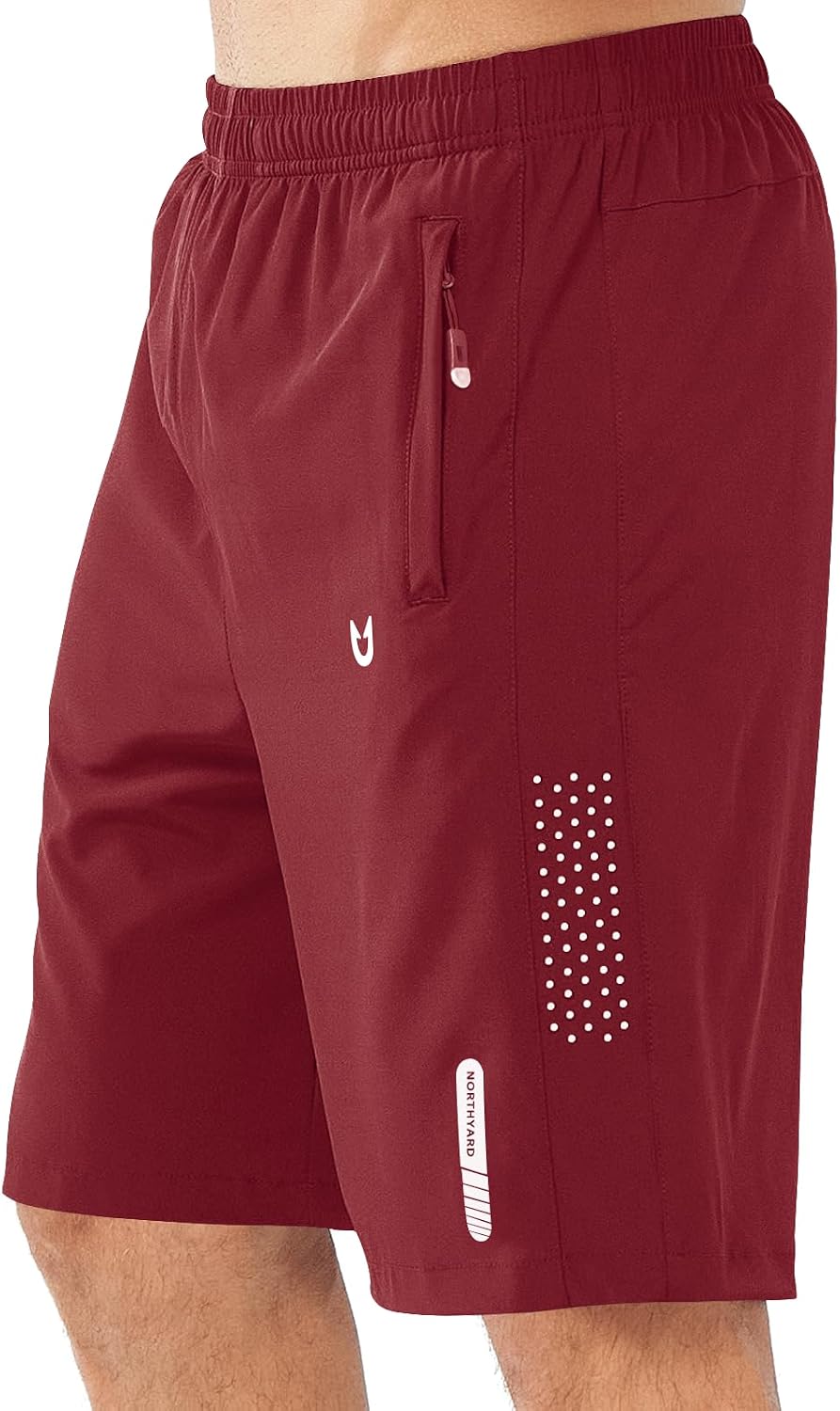 Detalle de NORTHYARD Men's Running Shorts Polyester-Elastane