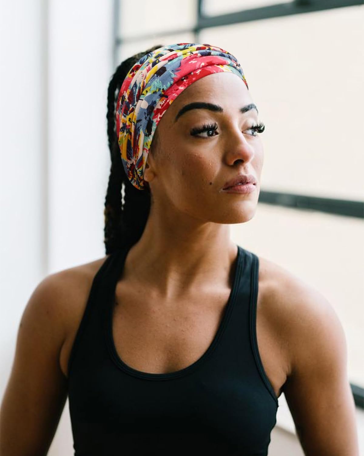 Thumbnail 2 de DRESHOW 8 Pack Turban Headbands for Women – Wide Vintage Head Wraps