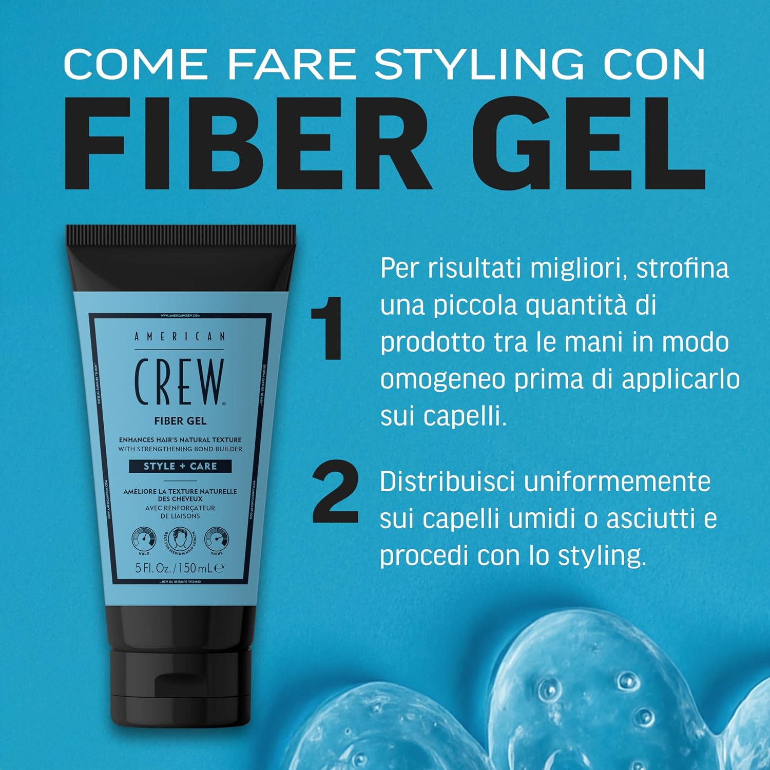 Thumbnail 3 de American Crew Fiber Gel 150 ml