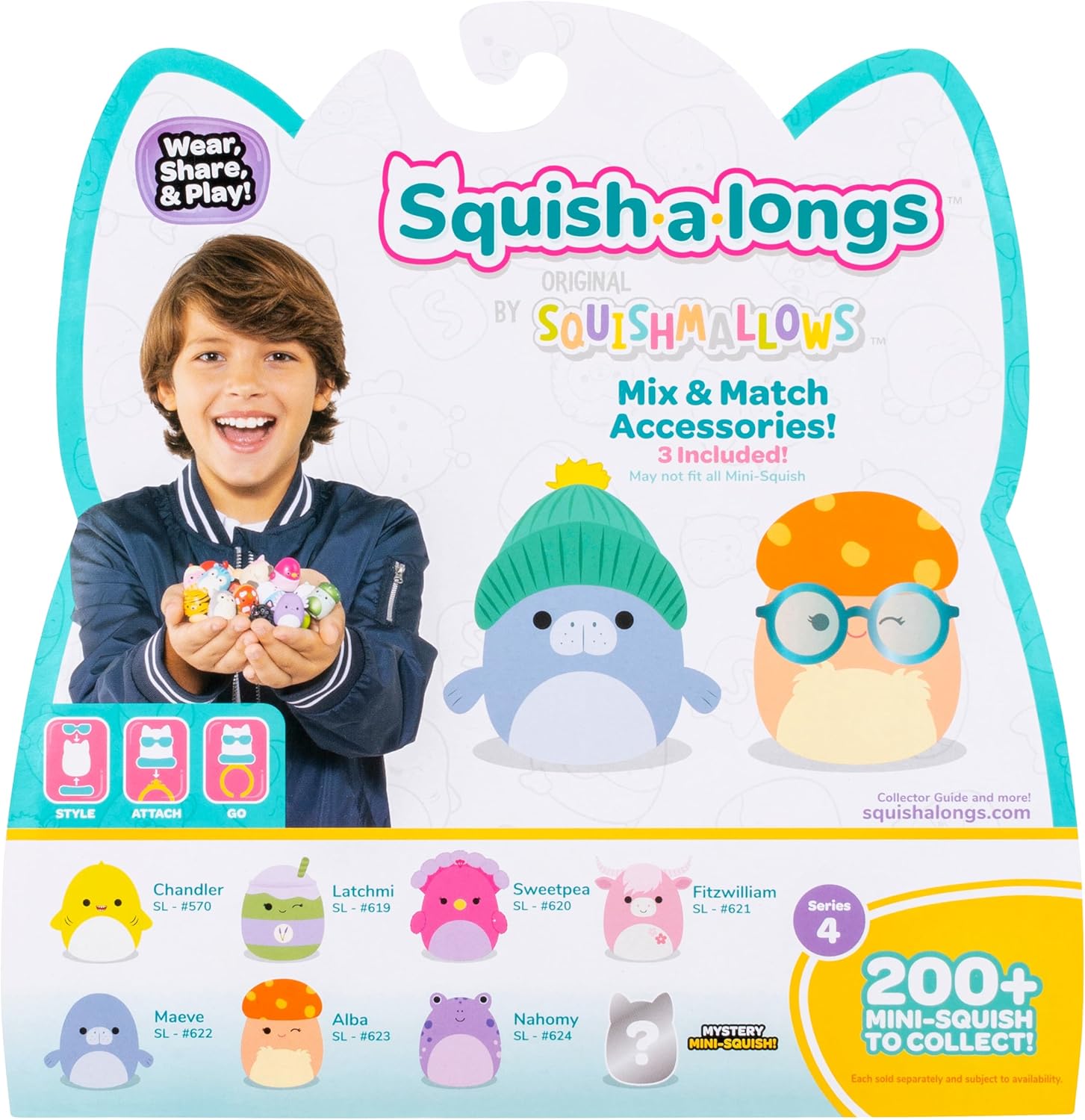 Thumbnail 3 de Squish-a-longs Mini-Squish 8-Pack stress toys