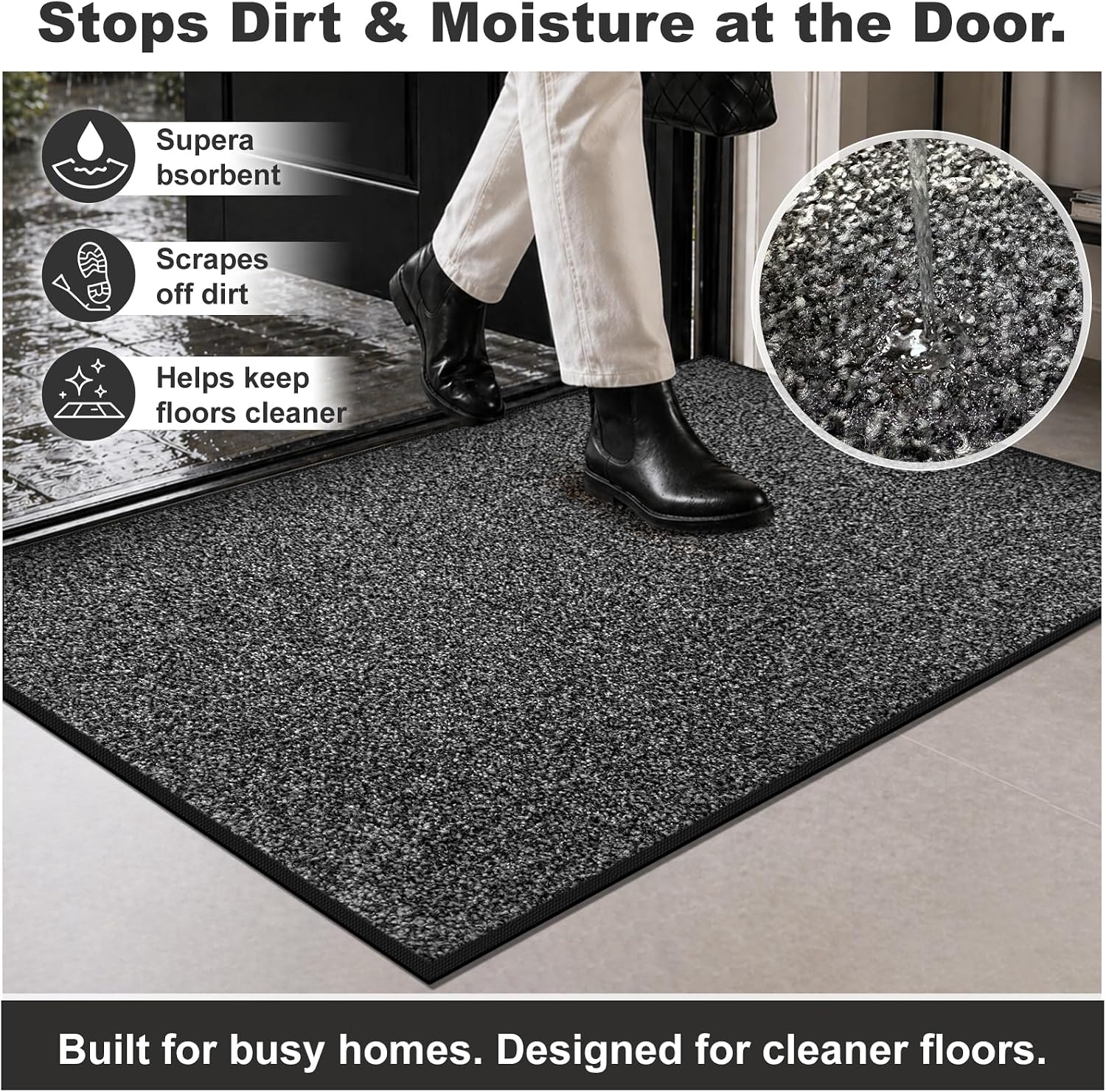 Detalle de Mibao Door Mat, 32" x 20