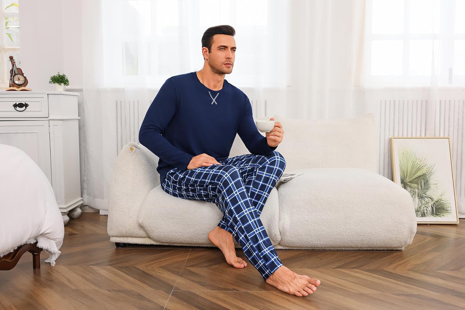 Thumbnail 3 de Demegimi Pijama Hombre Invierno Manga Larga
