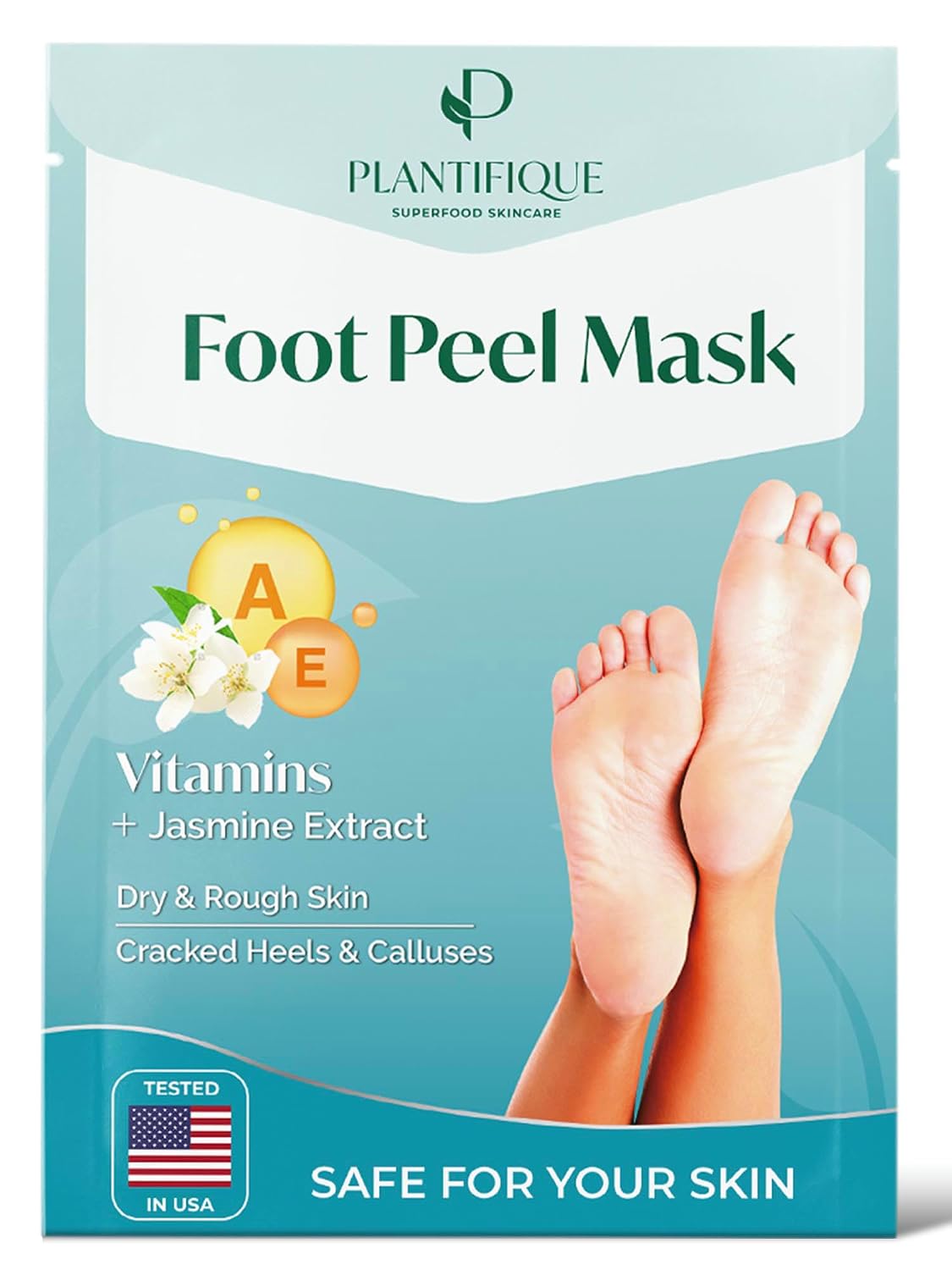 Detalle de PLANTIFIQUE Foot Peeling Mask for Baby-Soft Heels 🦶