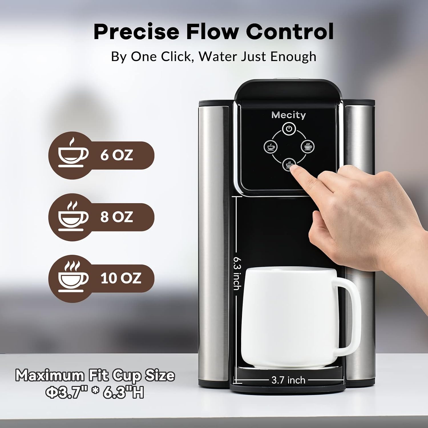 Thumbnail 3 de Mecity 3-in-1 Single Serve Coffee Maker (K-Cup Compatible) with Tea Maker & Instant Pot Mode