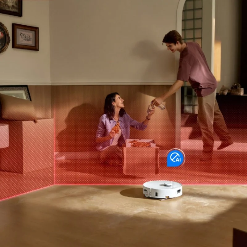 Thumbnail 1 de Roborock Qrevo Curv 2 FlowX con autovaciado y control por voz: robot aspirador y fregasuelos con navegación por IA