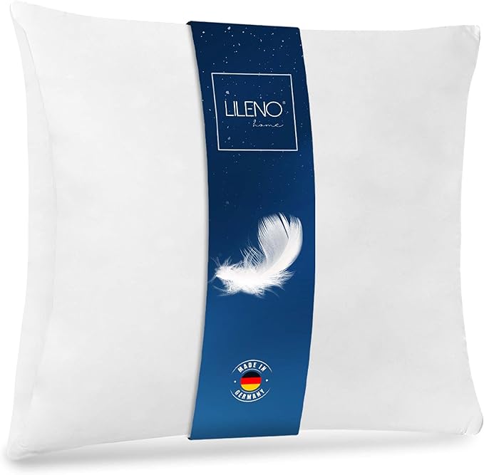 Detalle de LILENO HOME Almohada de plumas 50x50 cm 💤