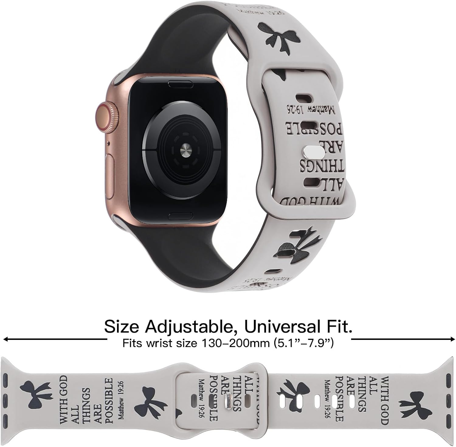 Detalle 2 de WONMILLE Apple Watch Band, Silicone
