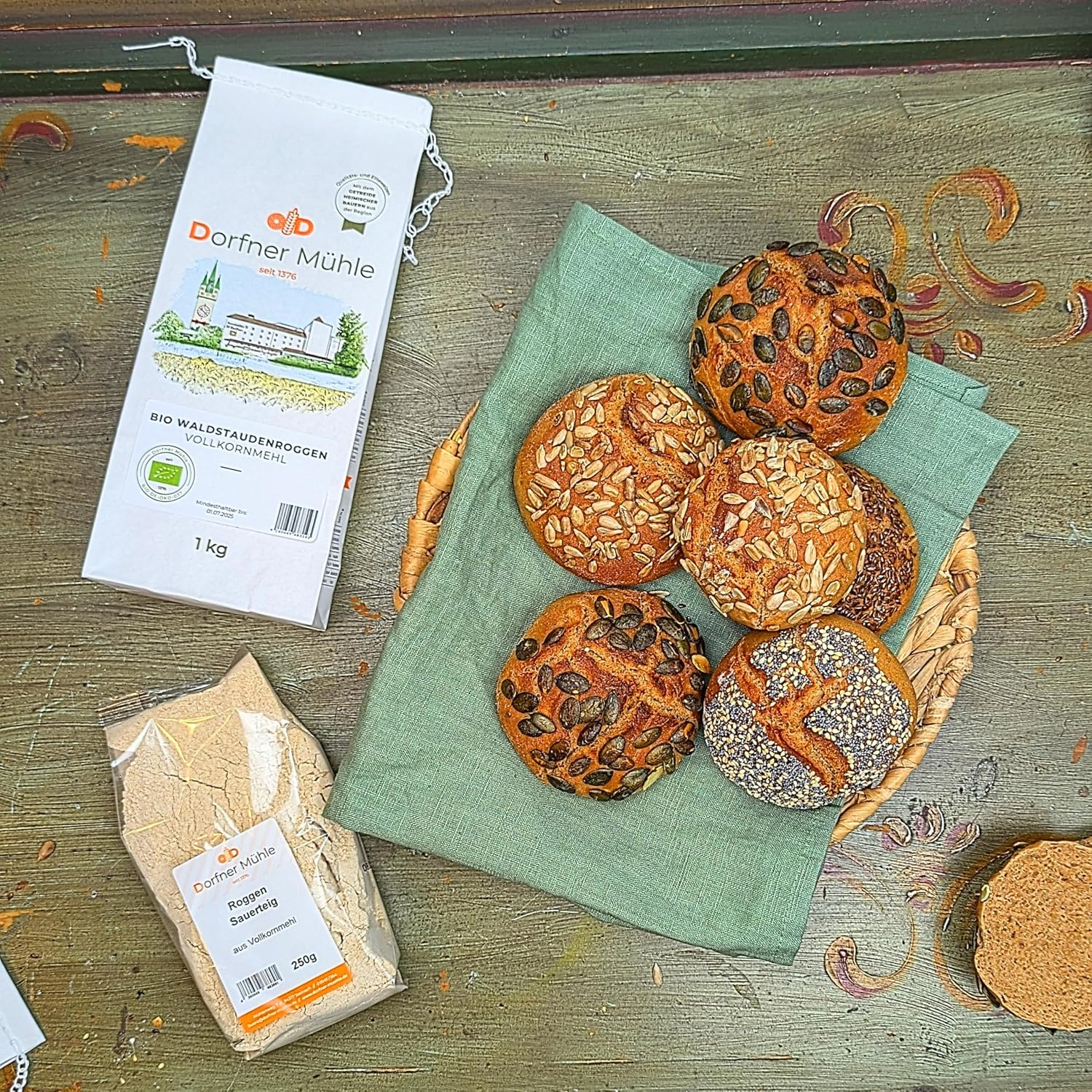 Thumbnail 3 de Roggen Vollkorn Sauerteig [250g] – Dorfner Mühle – Getrockneter Roggensauerteig ohne Zusätze