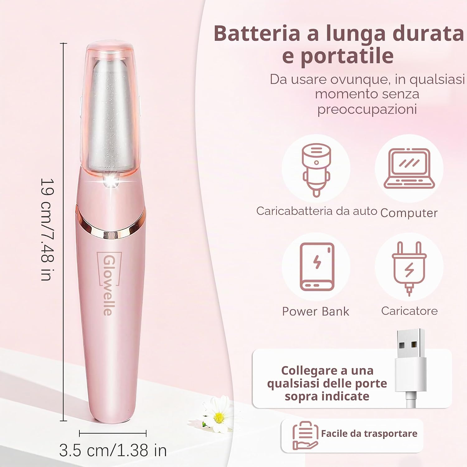 Thumbnail 5 de Glowelle Pedicure Elettrico Professionale 16.000 giri/min