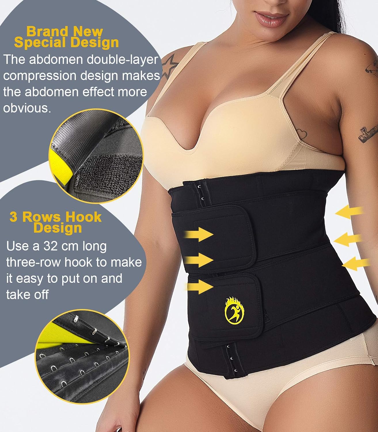 Thumbnail 2 de SexyWG Waist Trainer Trimmer 31cm Belt