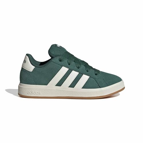 Detalle 2 de adidas Mixte Enfant Grand Court 00S – Collegiate Green/Off White/Gum, 39 1/3 EU
