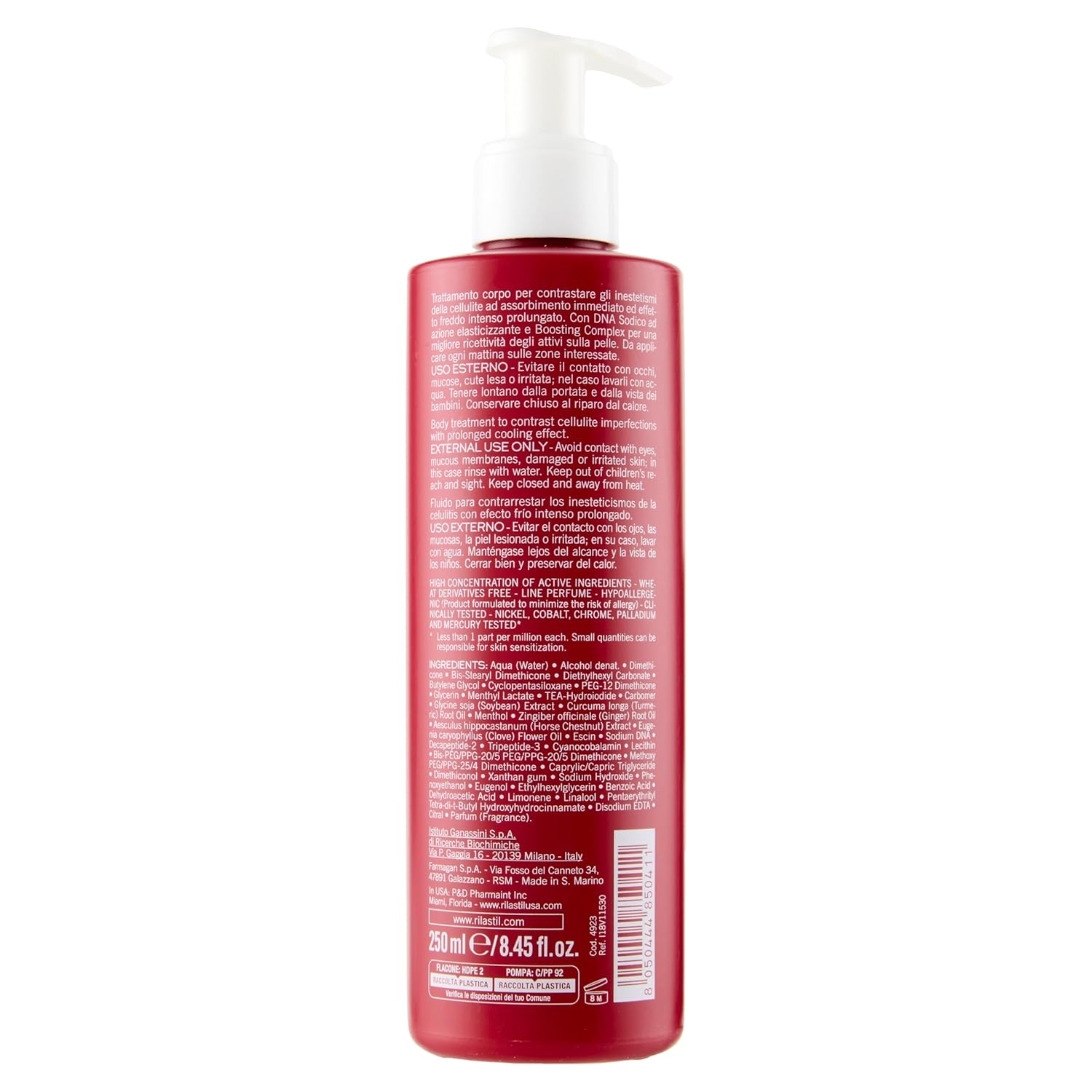Detalle 1 de Rilastil Lipofusion Fluido Anticelulítico 250 ml