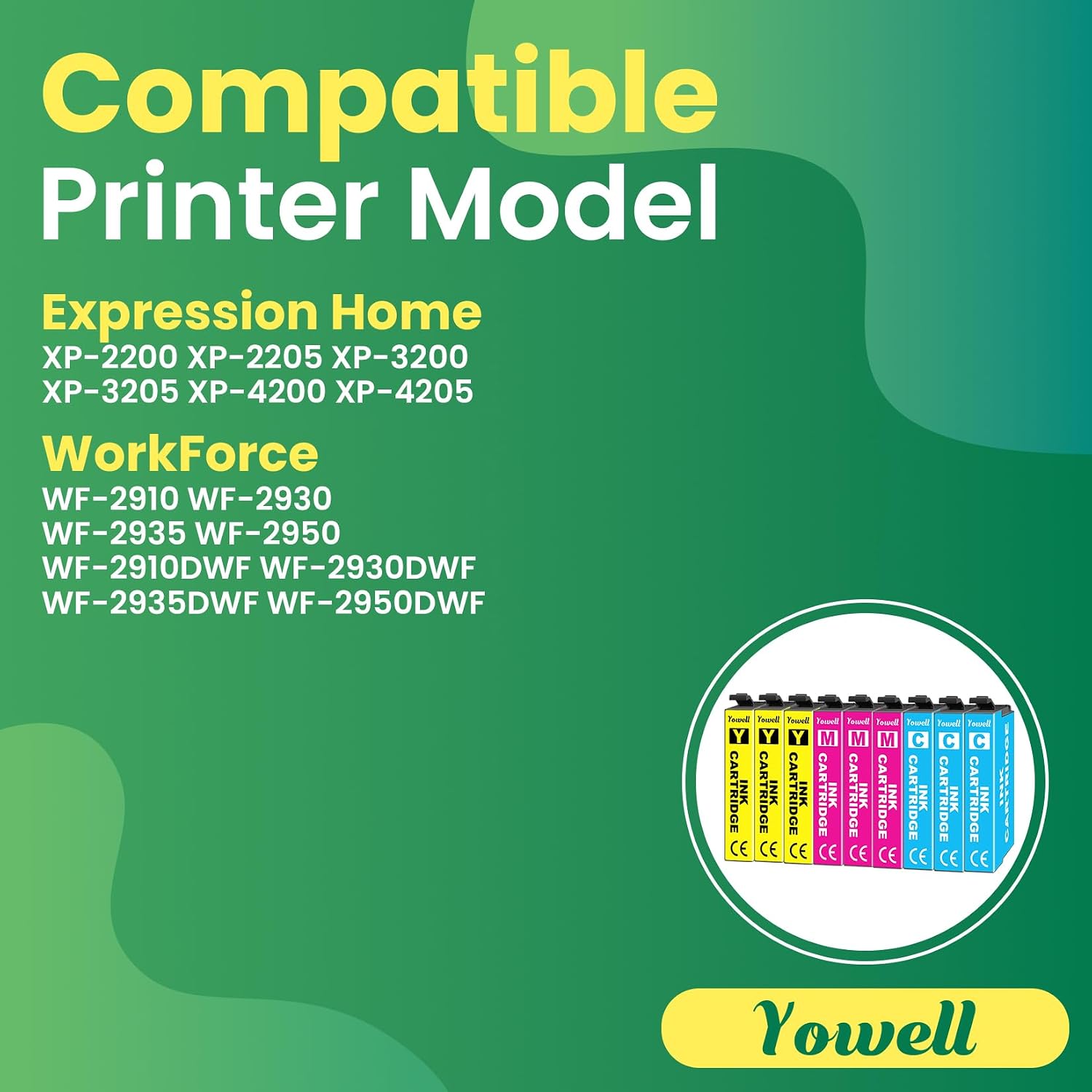 Detalle 2 de Yowell 604XL Farbpatronen für 350 Seiten