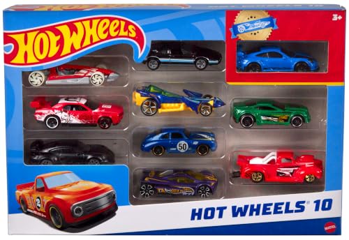 Detalle de Hot Wheels 10-Pack (Styles May Vary) – 1:64 Scale Cars Collection