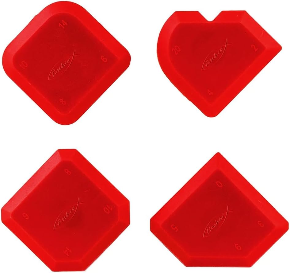Detalle de Fischer 563238 Silicone Spatula Set, 4 Flexible Plastic Tools