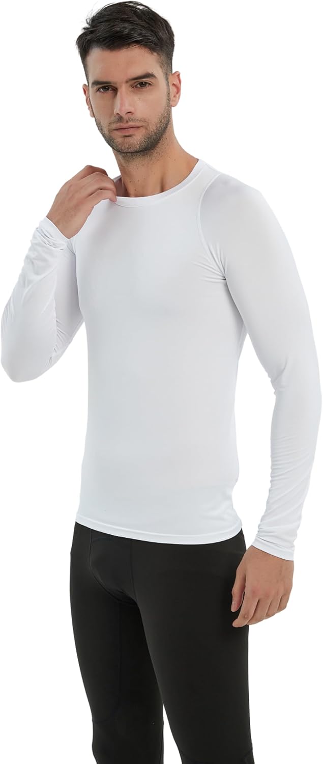 Detalle 2 de AMZSPORT Maglia Compressione Uomo 2 Pezzi