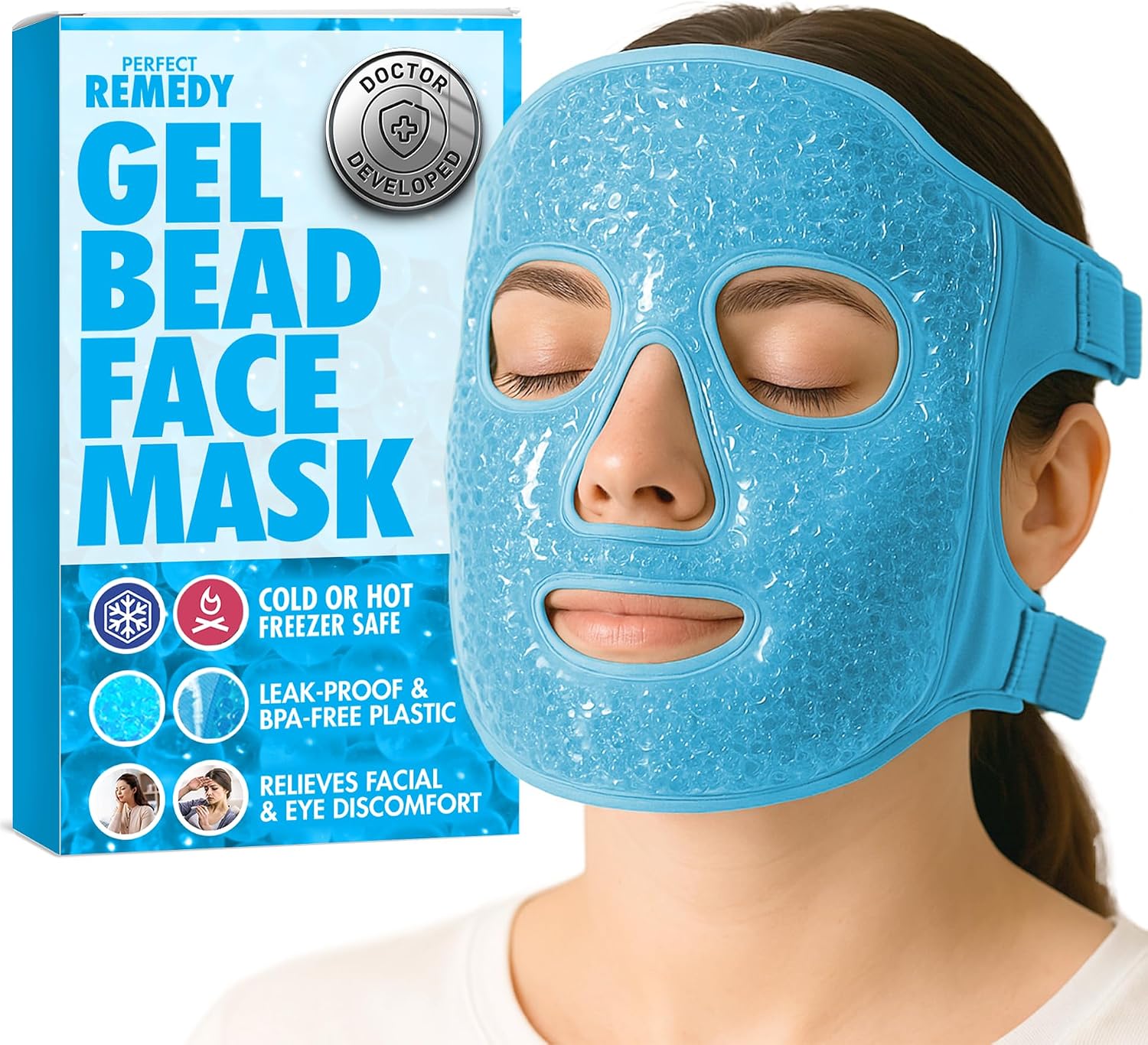 Detalle de Perfect Remedy face ice pack for 2-in-1 therapy