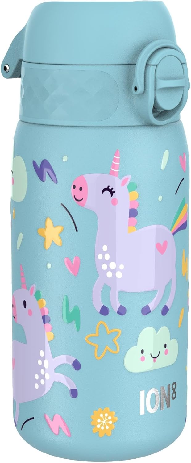 Detalle de Ion8 Borraccia Bambini Unicorni 400 ml: senza perdite e senza BPA