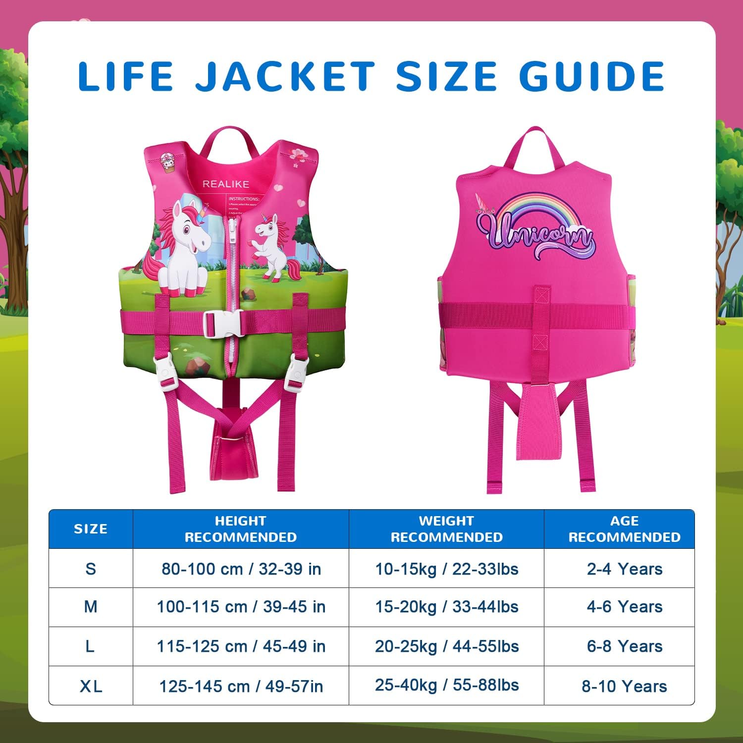 Thumbnail 3 de REALIKE Kids Swim Vest for Toddlers: Adjustable Safety Straps for Confident Swimming