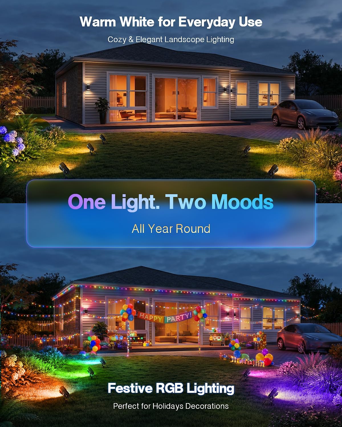 Detalle de HIBOITEC Landscape Spotlights 12-Pack